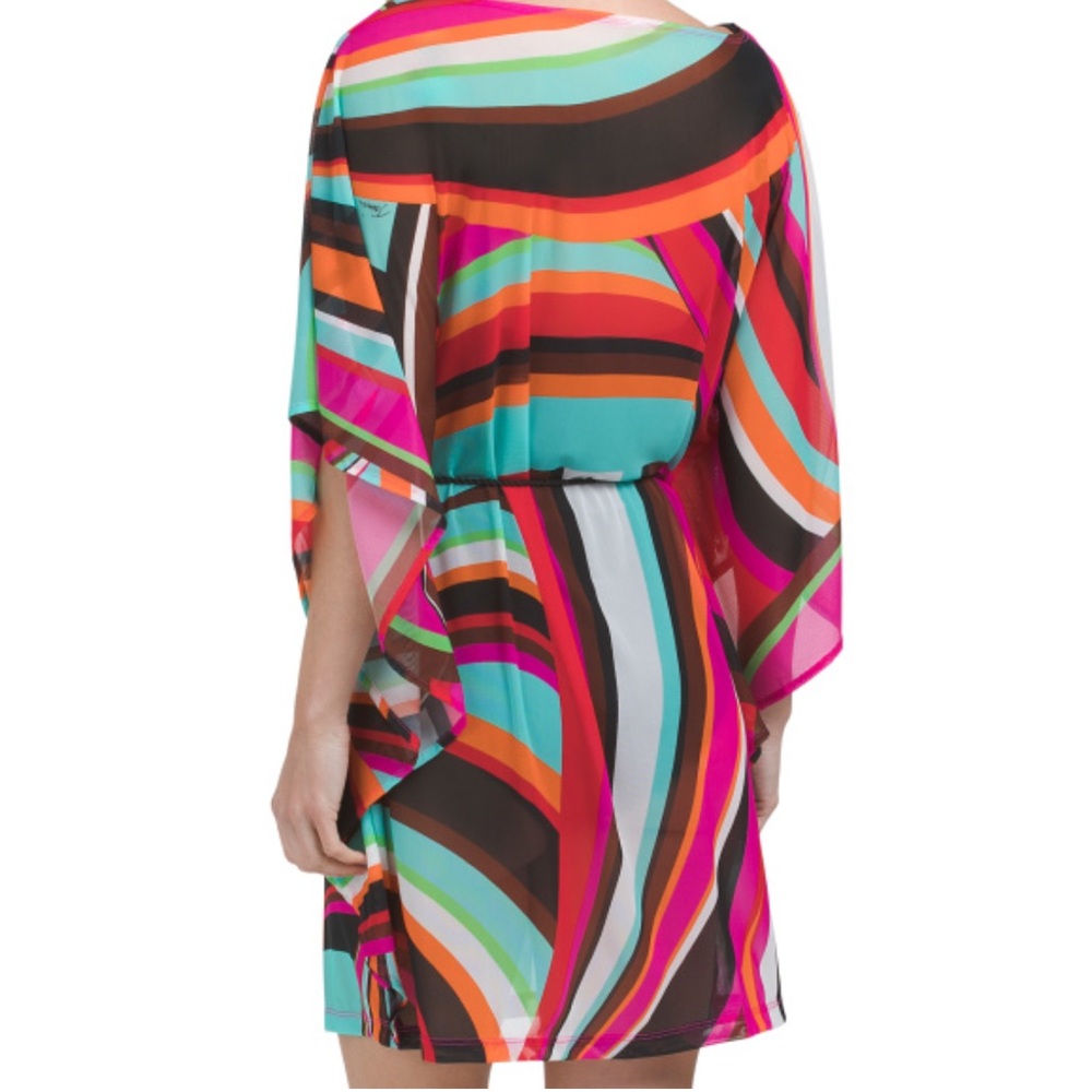 Trina Turk Anissa Belted Caftan Coverup XL/2XL New - Picture 2 of 5